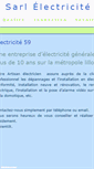 Mobile Screenshot of electricite59.com